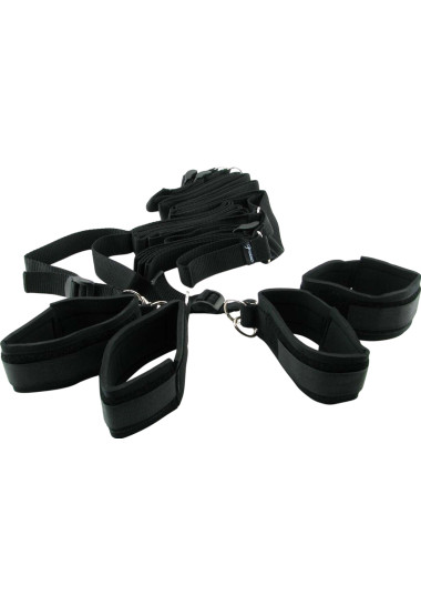 Δεσμά κρεβατιού σε μαύρο χρώμα