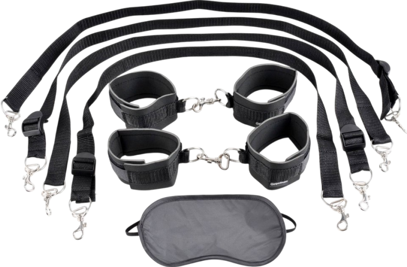 Δεσμά κρεβατιού από polyamide σε μαύρο χρώμα