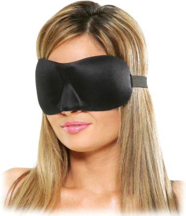 Κλειστή μάσκα από polyamide σε μαύρο χρώμα