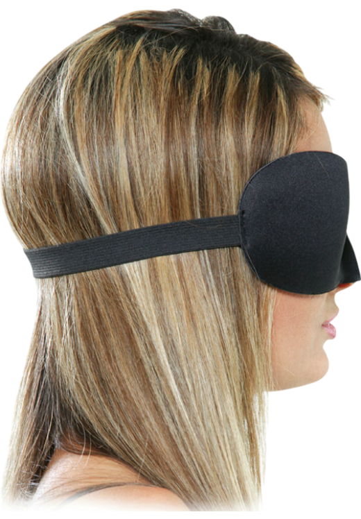 Κλειστή μάσκα από polyamide σε μαύρο χρώμα