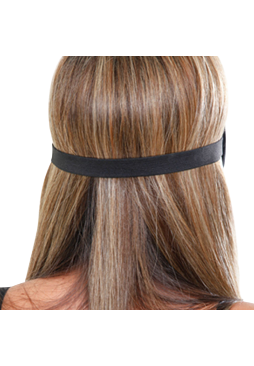 Κλειστή μάσκα από polyamide σε μαύρο χρώμα