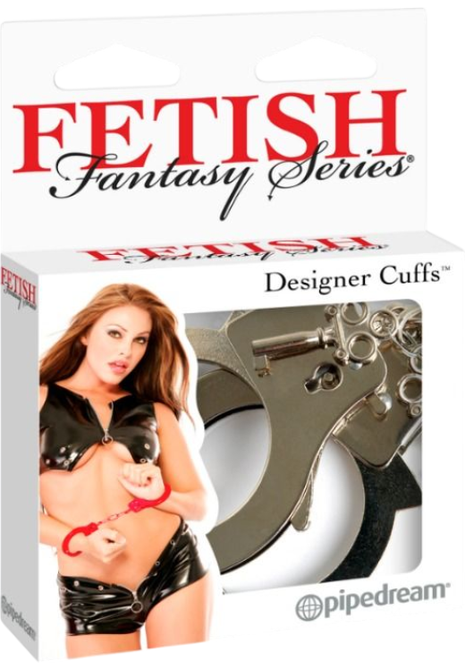 Μεταλλικές χειροπέδες σε ασημί χρώμα