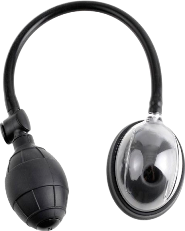 Βεντούζα κόλπου από pvc σε μαύρο χρώμα