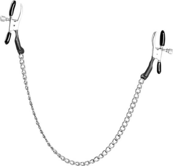 Μεταλλικοί σφιγκτήρες θηλών σε μαύρο χρώμα