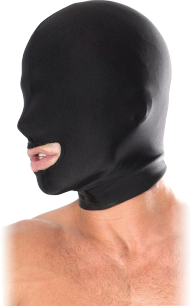 Κουκούλα από spandex σε μαύρο χρώμα