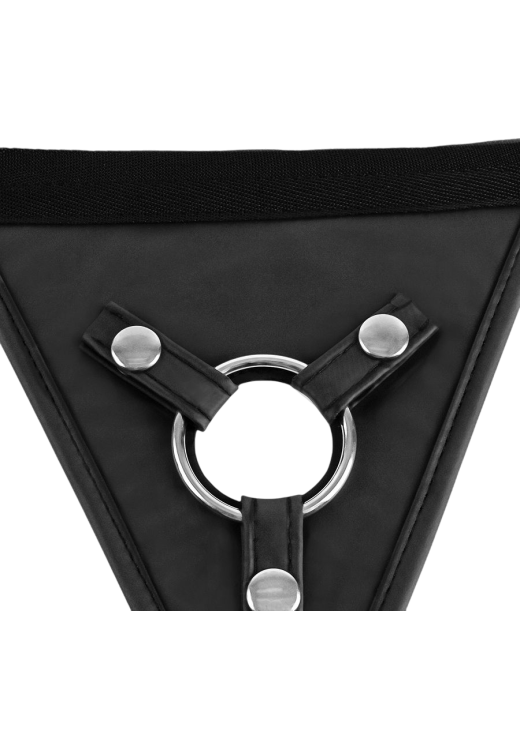 Ζώνη στραπόν από polyamide σε μαύρο χρώμα