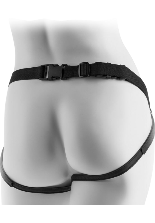 Ζώνη στραπόν από polyamide σε μαύρο χρώμα