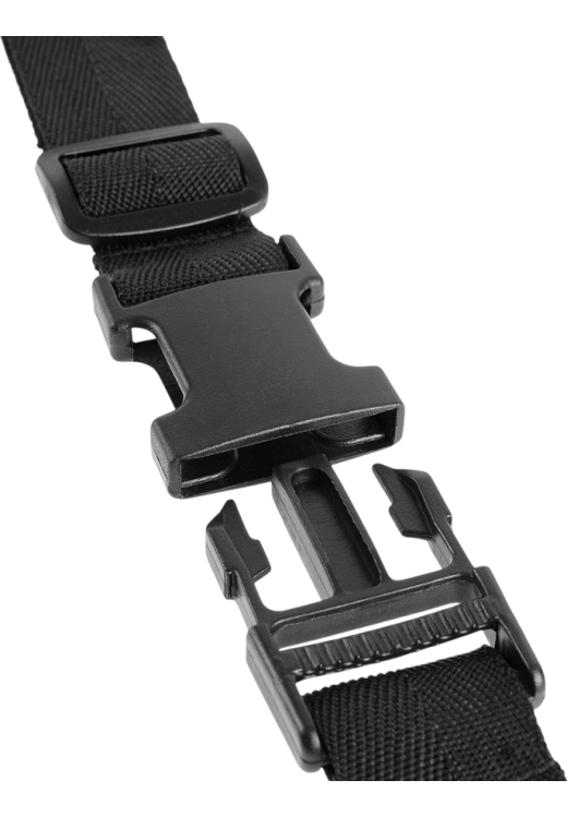 Ζώνη στραπόν από polyamide σε μαύρο χρώμα