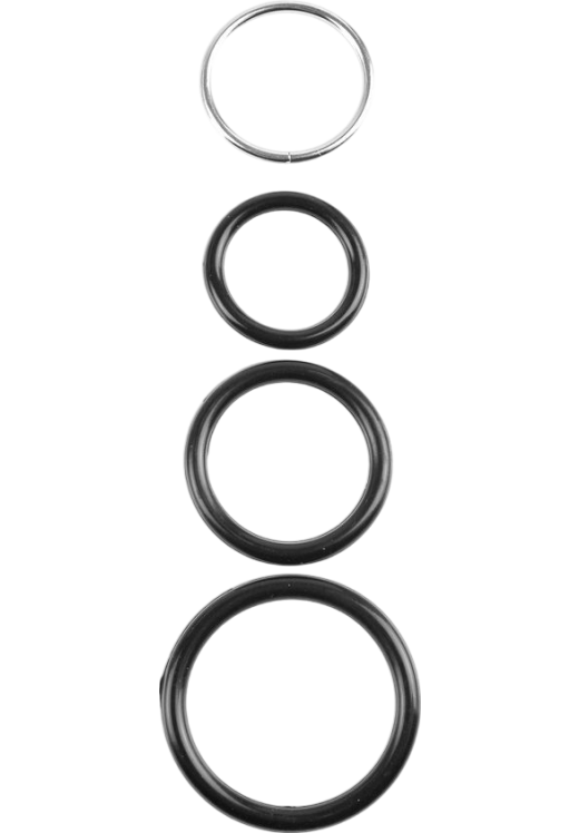 Ζώνη στραπόν από polyamide σε μαύρο χρώμα