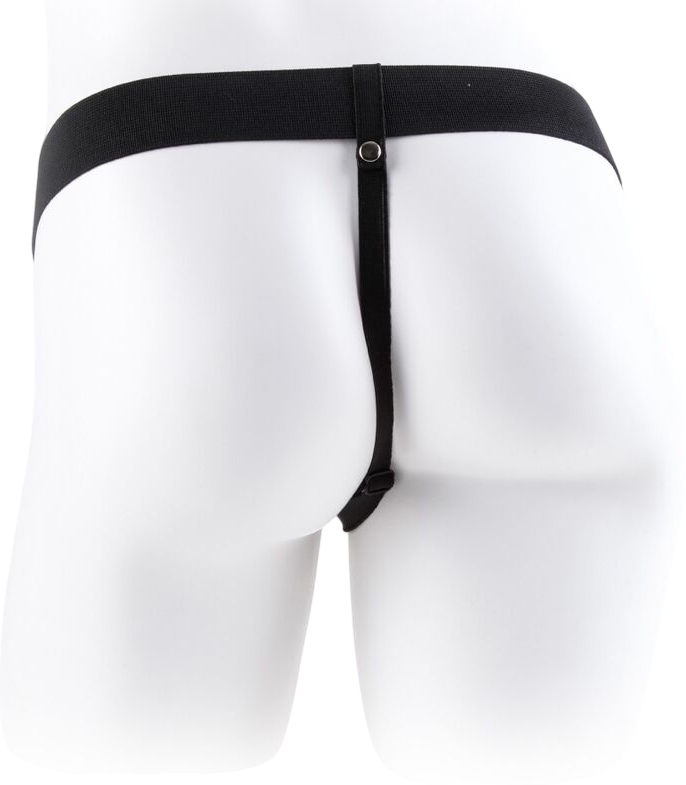 Κούφιο στραπόν από pvc σε φυσικό χρώμα, μήκους 24 εκ. και μέγιστης διαμέτρου 4,6 εκ. με ενσύρματο κοντρόλ