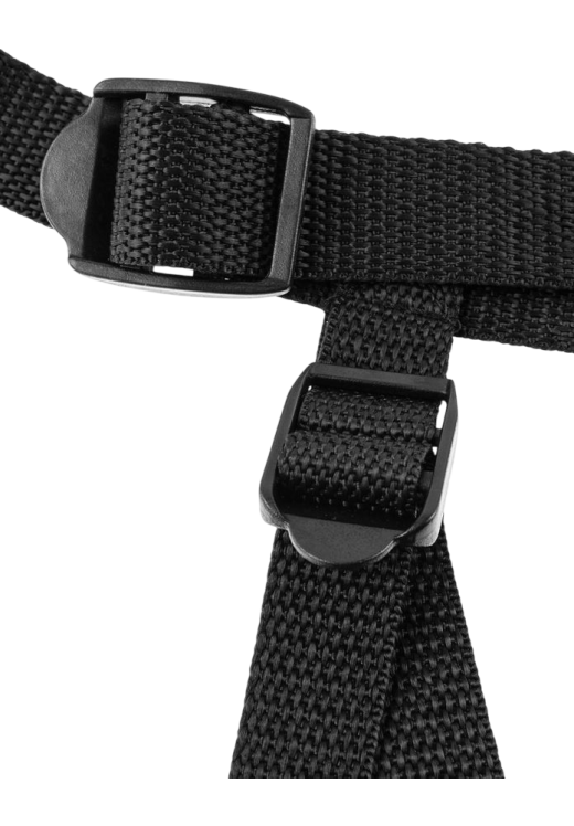 Ζώνη στραπόν από polyamide σε μαύρο χρώμα