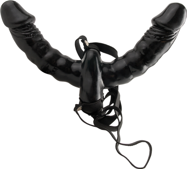 Διπλής διείσδυσης από pvc σε μαύρο χρώμα, μήκους 15 εκ. και μέγιστης διαμέτρου 3,5 εκ. με ενσύρματο κοντρόλ