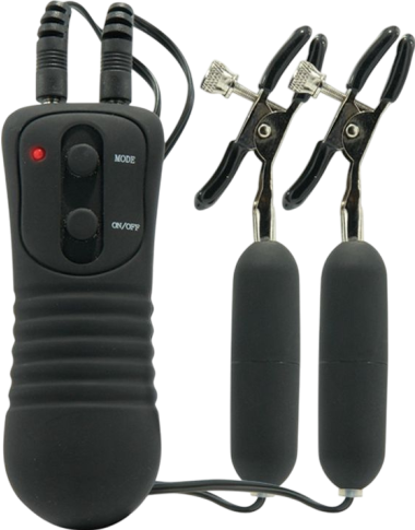 Σφιγκτήρες θηλών σε μαύρο χρώμα