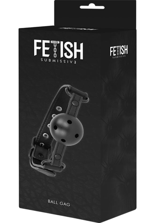 Φίμωτρο από δερματίνη σε μαύρο χρώμα