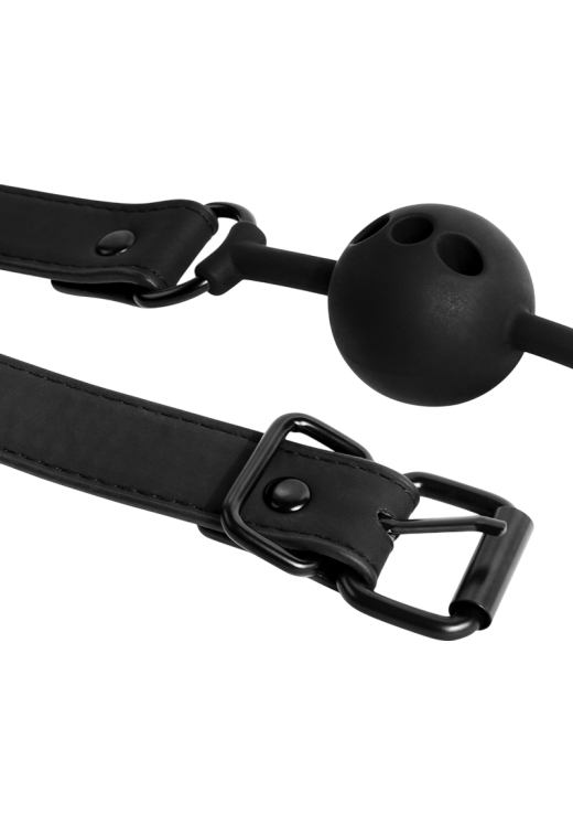 Φίμωτρο από σιλικόνη σε μαύρο χρώμα