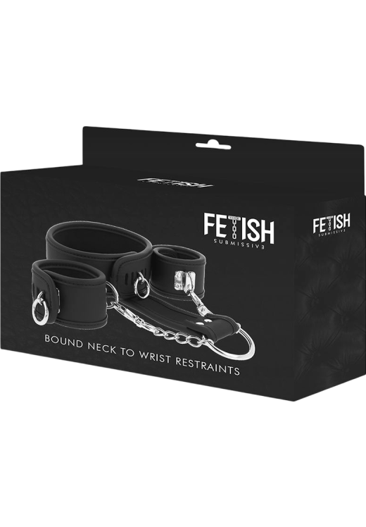 Κολάρο από δερματίνη σε μαύρο χρώμα