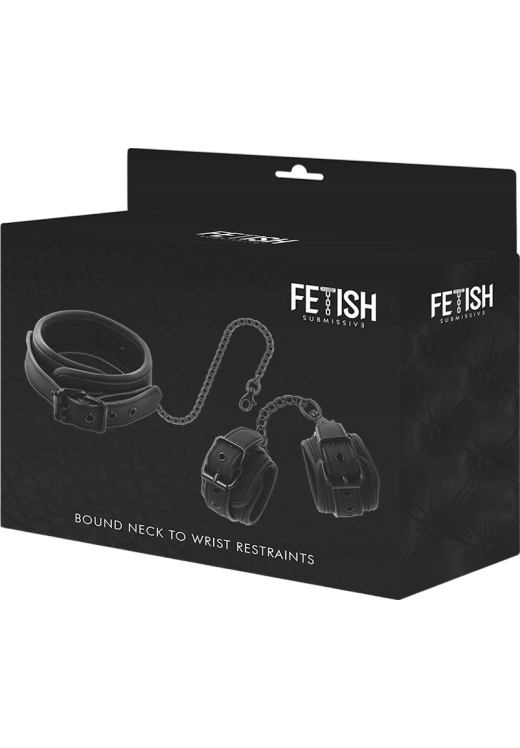 Κολάρο από δερματίνη σε μαύρο χρώμα