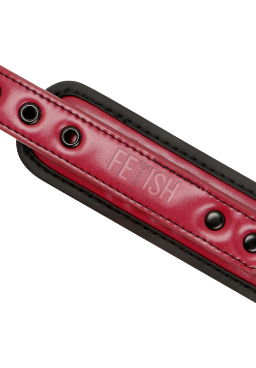 Κολάρο από δερματίνη σε μπορντό χρώμα