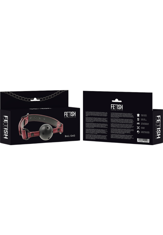 Φίμωτρο από δερματίνη σε μπορντό χρώμα