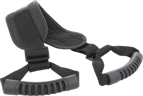 Βοήθημα στάσης από δερματίνη σε μαύρο χρώμα