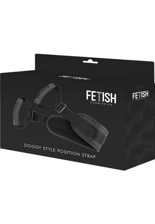 Βοήθημα στάσης από δερματίνη σε μαύρο χρώμα