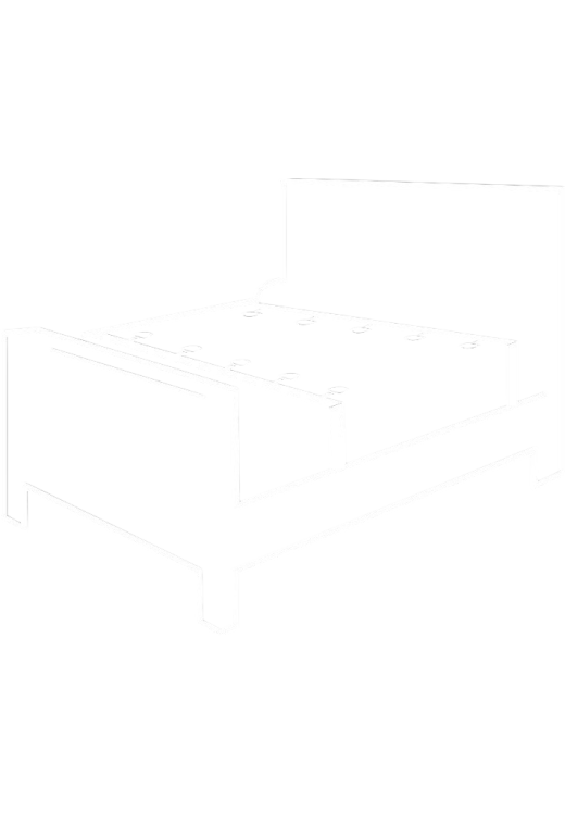 Δεσμά κρεβατιού από δερματίνη σε μαύρο χρώμα