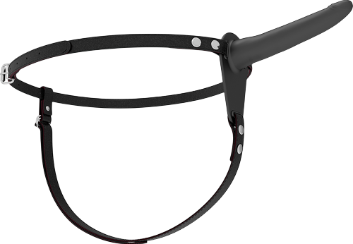 Στραπόν από σιλικόνη σε μαύρο χρώμα, μήκους 15 εκ.