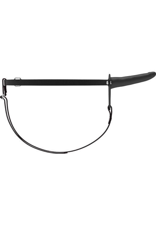 Στραπόν από σιλικόνη σε μαύρο χρώμα, μήκους 15 εκ.