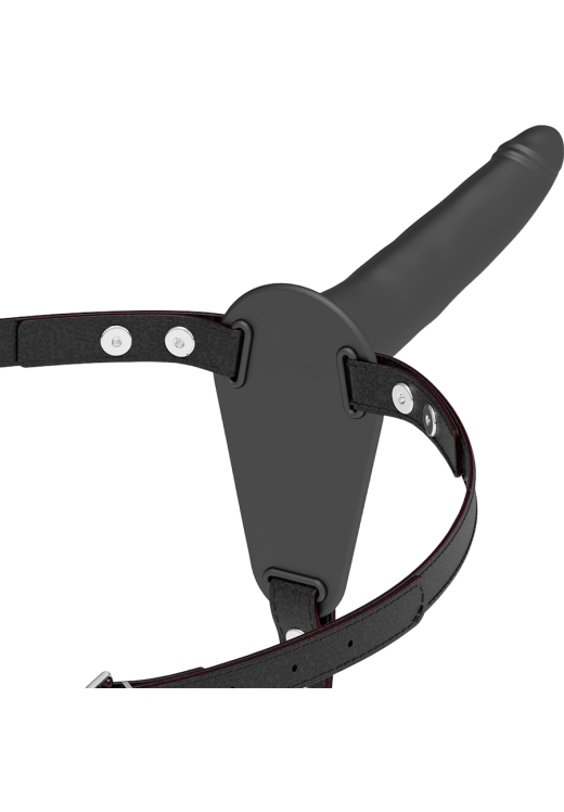 Στραπόν από σιλικόνη σε μαύρο χρώμα, μήκους 15 εκ.