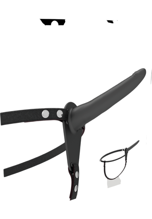 Στραπόν από σιλικόνη σε μαύρο χρώμα, μήκους 15 εκ.