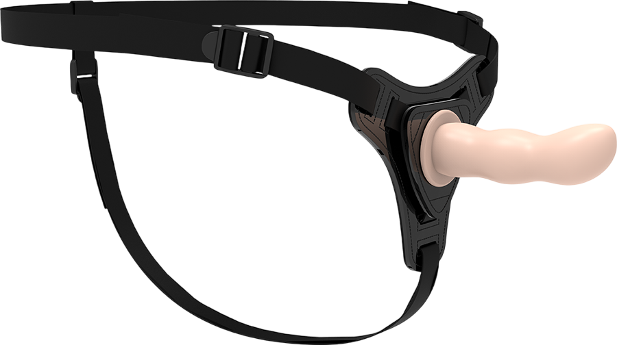 Ζώνη στραπόν από σιλικόνη σε φυσικό χρώμα, μήκους 16 εκ.