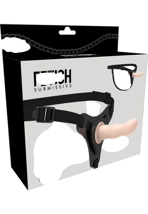 Ζώνη στραπόν από σιλικόνη σε φυσικό χρώμα, μήκους 16 εκ.