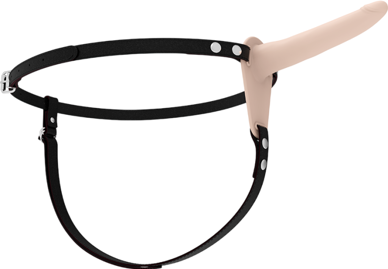 Δονούμενο στραπόν από σιλικόνη σε φυσικό χρώμα, μήκους 15 εκ.