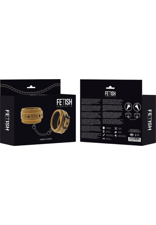 Ποδοπέδες από δερματίνη σε καφέ χρώμα