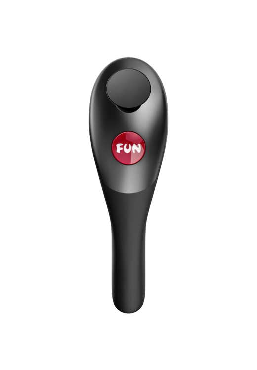 Δονητής δακτύλου από σιλικόνη σε μαύρο χρώμα, μήκους 7,4 εκ.