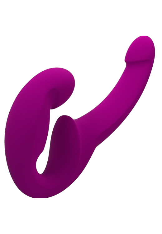 Στράπλες στραπόν από σιλικόνη σε φούξια χρώμα, μήκους 16,5 εκ. και μέγιστης διαμέτρου 3,5 εκ.