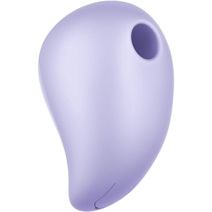 Παλμικός δονητής από σιλικόνη σε μοβ χρώμα, μήκους 10,5 εκ. και μέγιστης διαμέτρου 6,5 εκ.