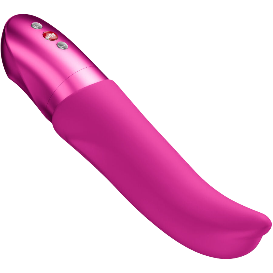 Δονητής σημείου g από σιλικόνη σε φούξια χρώμα, μήκους 19 εκ. και μέγιστης διαμέτρου 3,4 εκ.