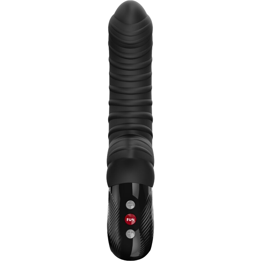 Δονητής σημείου g από σιλικόνη σε μαύρο χρώμα, μήκους 22,4 εκ. και μέγιστης διαμέτρου 3,5 εκ.