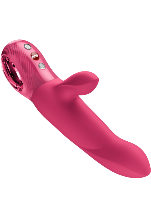 Rabbit δονητής από σιλικόνη σε μπορντό χρώμα, μήκους 21,5 εκ. και μέγιστης διαμέτρου 3,8 εκ.