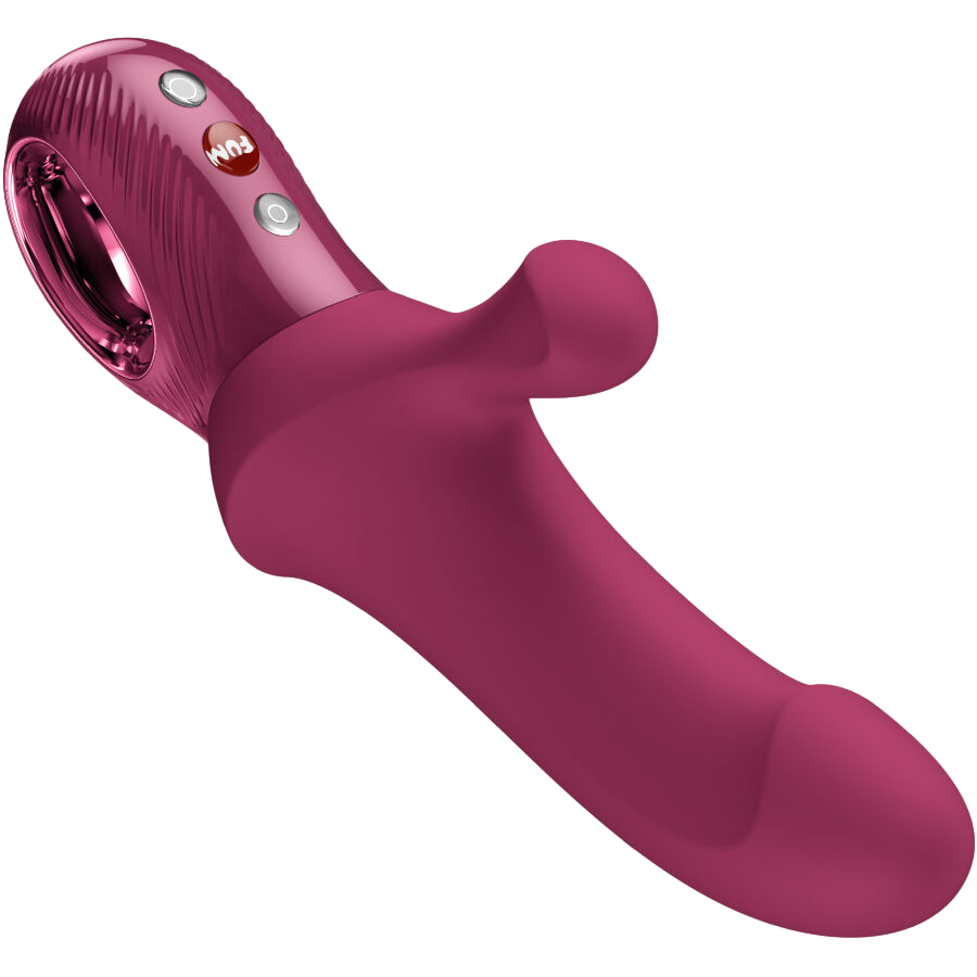 Rabbit δονητής από σιλικόνη σε μπορντό χρώμα, μήκους 21 εκ. και μέγιστης διαμέτρου 3,6 εκ.