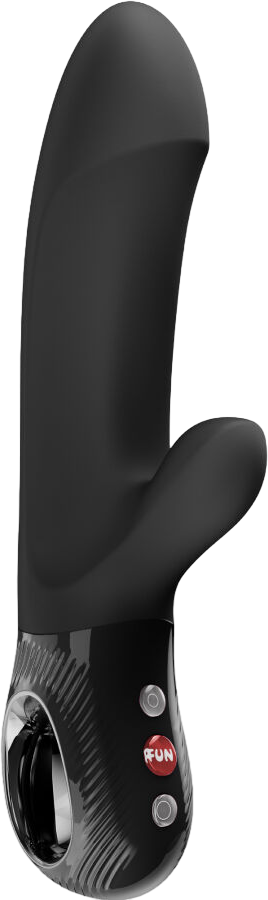 Rabbit δονητής από σιλικόνη σε μαύρο χρώμα, μήκους 21,5 εκ. και μέγιστης διαμέτρου 3,8 εκ.