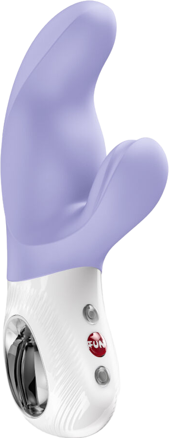 Rabbit δονητής από σιλικόνη σε μοβ χρώμα, μήκους 17 εκ. και μέγιστης διαμέτρου 4 εκ.