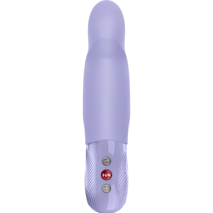 Δονητής σημείου g από σιλικόνη σε μοβ χρώμα, μήκους 19 εκ. και μέγιστης διαμέτρου 4 εκ.