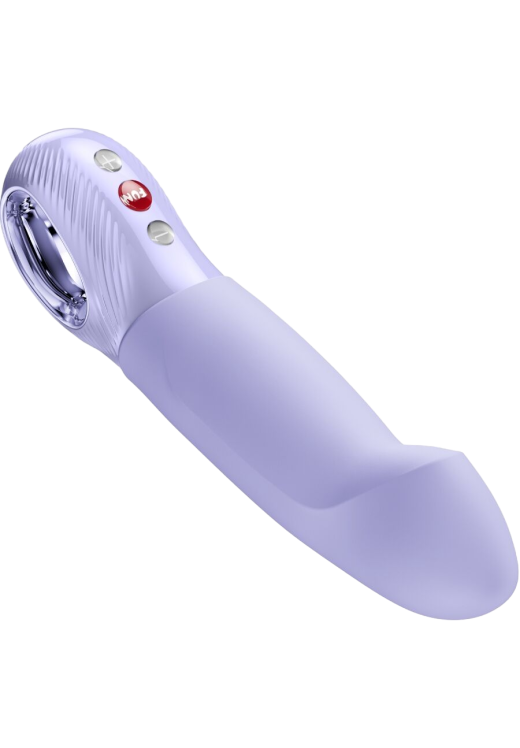 Δονητής σημείου g από σιλικόνη σε μοβ χρώμα, μήκους 19 εκ. και μέγιστης διαμέτρου 4 εκ.