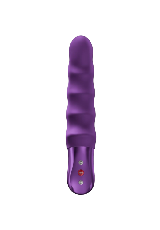 Δονητής σημείου g από σιλικόνη σε μοβ χρώμα, μήκους 20 εκ. και μέγιστης διαμέτρου 4 εκ.