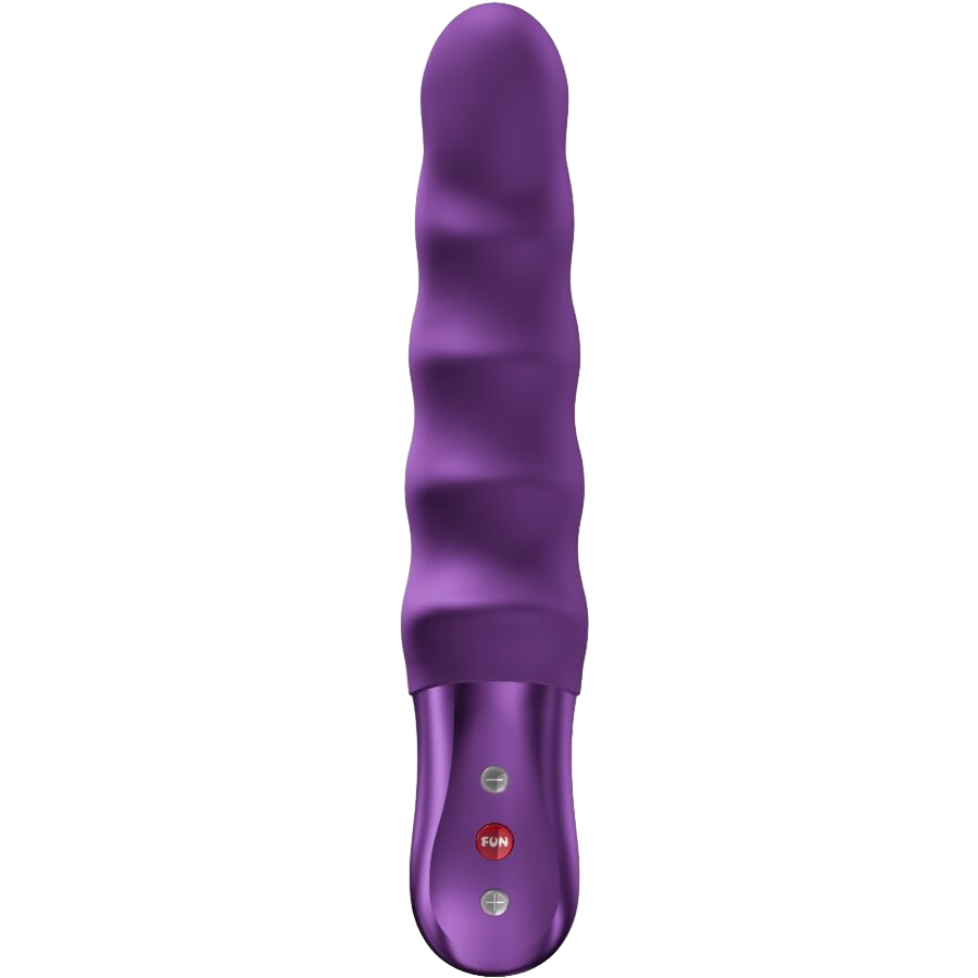 Δονητής σημείου g από σιλικόνη σε μοβ χρώμα, μήκους 20 εκ. και μέγιστης διαμέτρου 4 εκ.