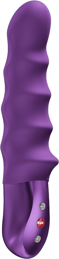 Δονητής σημείου g από σιλικόνη σε μοβ χρώμα, μήκους 20 εκ. και μέγιστης διαμέτρου 4 εκ.