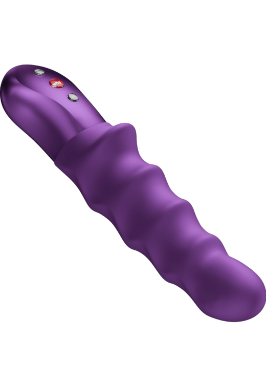 Δονητής σημείου g από σιλικόνη σε μοβ χρώμα, μήκους 20 εκ. και μέγιστης διαμέτρου 4 εκ.