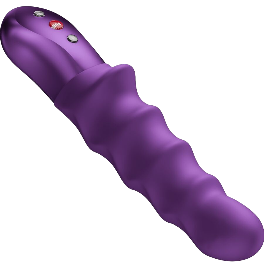 Δονητής σημείου g από σιλικόνη σε μοβ χρώμα, μήκους 20 εκ. και μέγιστης διαμέτρου 4 εκ.